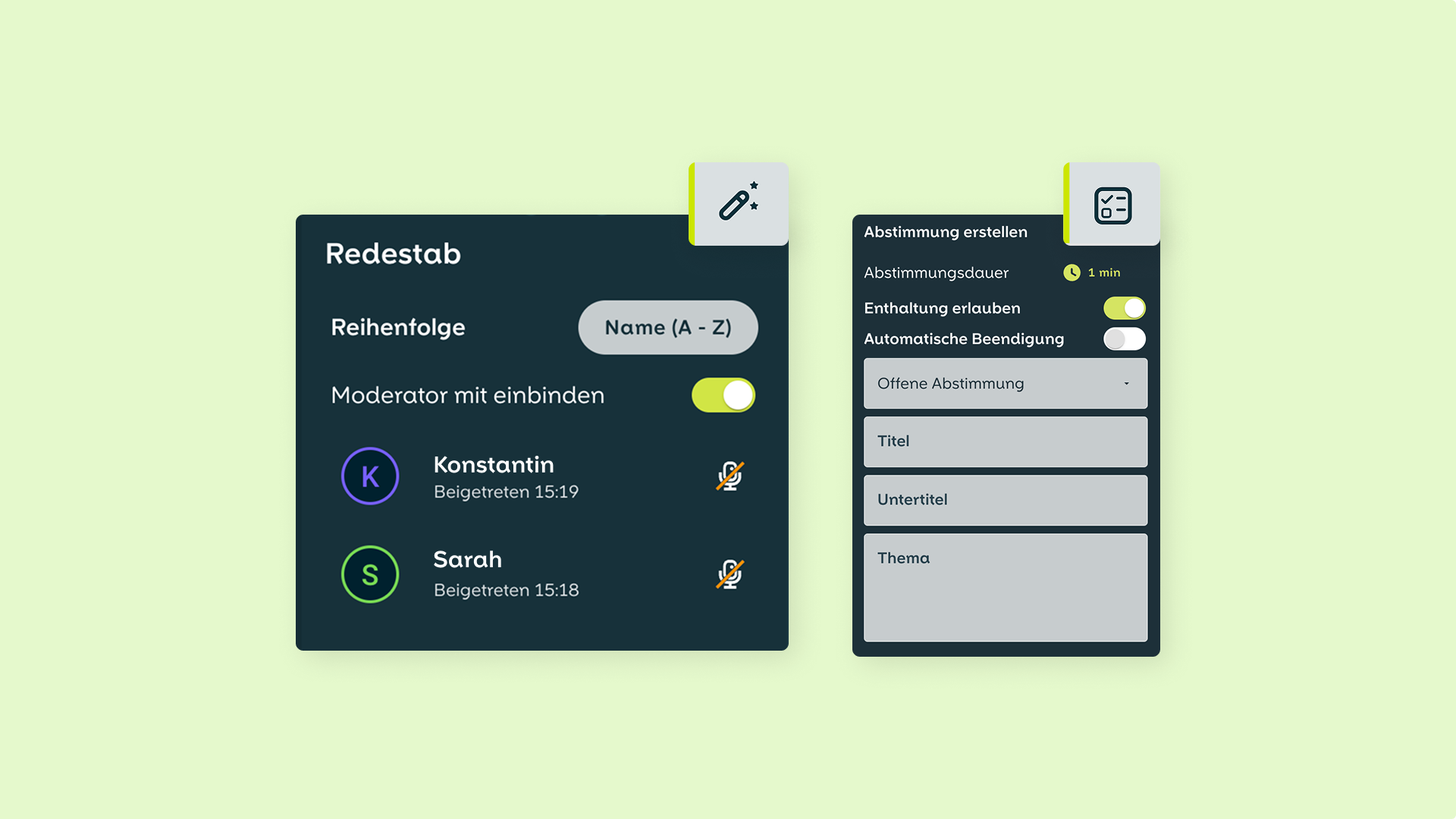 mailbox Meet: Moderatorenrolle
